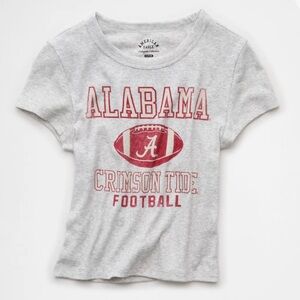 Alabama crimson tide baby tee size large fits like a medium brand new. Neverworn